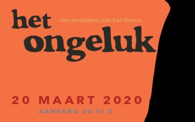 Eenakterfestival uitgesteld naar maart 2021